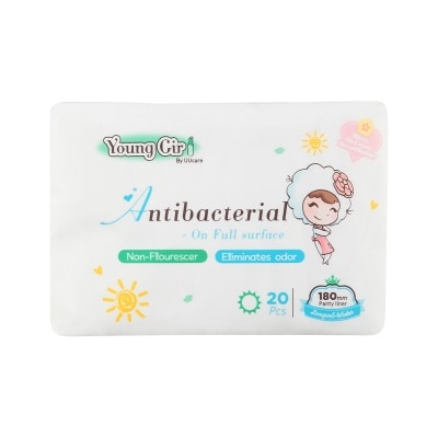 UUCARE Băng Vệ Sinh UUcare Young Girl Kháng Khuẩn Loại Hàng Ngày 18cm 20 Miếng
