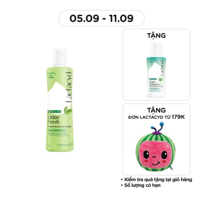 LACTACYD Dung Dịch Vệ Sinh Phụ Nữ Lactacyd Odor Fresh 250ml