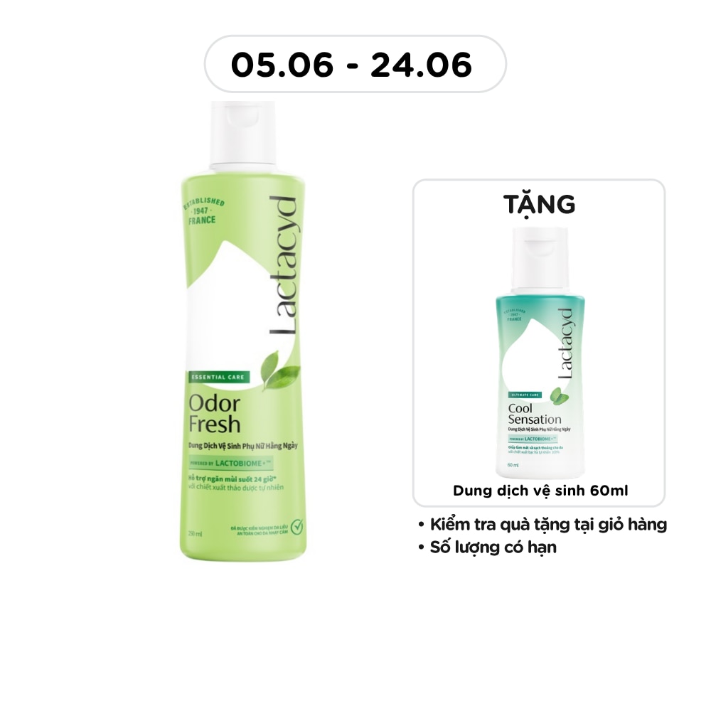 Dung Dịch Vệ Sinh Phụ Nữ Lactacyd Odor Fresh 250ml