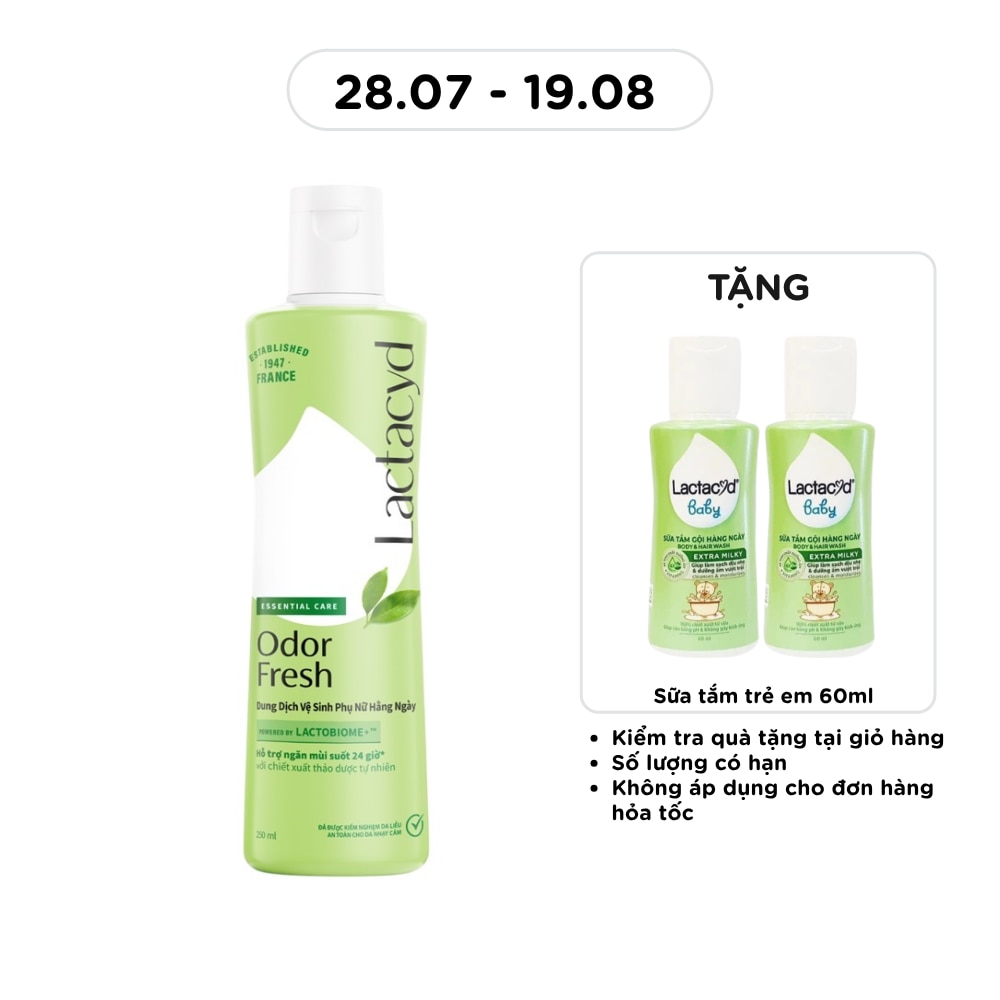 Dung Dịch Vệ Sinh Phụ Nữ Lactacyd Odor Fresh 250ml