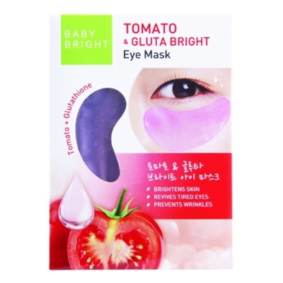 BABY BRIGHT Mặt Nạ Mắt Baby Bright Tomato & Gluta Bright Eye Mask Cà Chua 2.5g