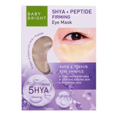 BABY BRIGHT Mặt Nạ Mắt Baby Bright 5Hya &amp; Peptide Firming Eye Mask Săn Chắc 2.5g
