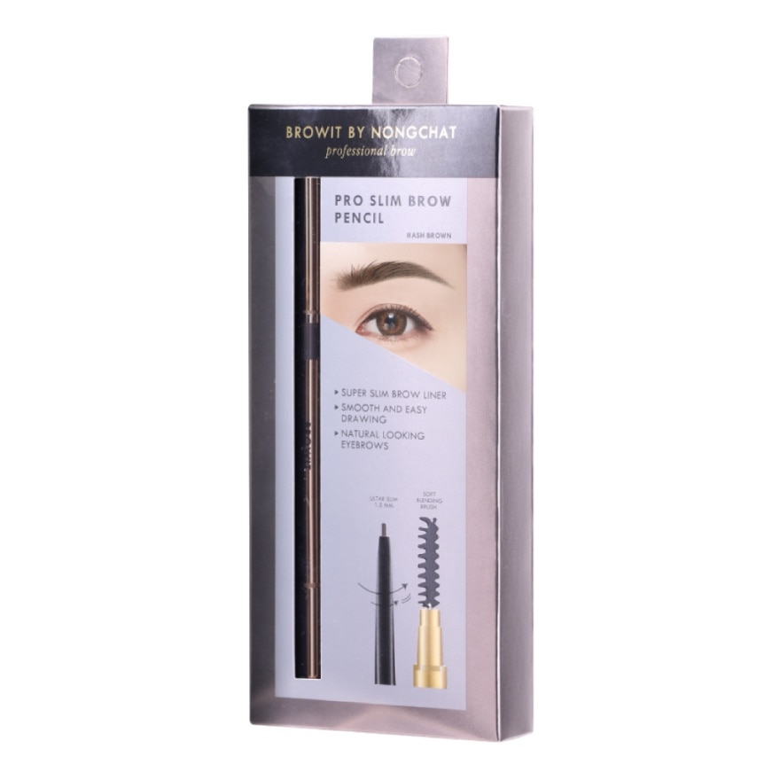 Chì Kẻ Mày Browit Pro Slim Brow Pencil Siêu Mảnh 0.06g .#Ash Brown image
