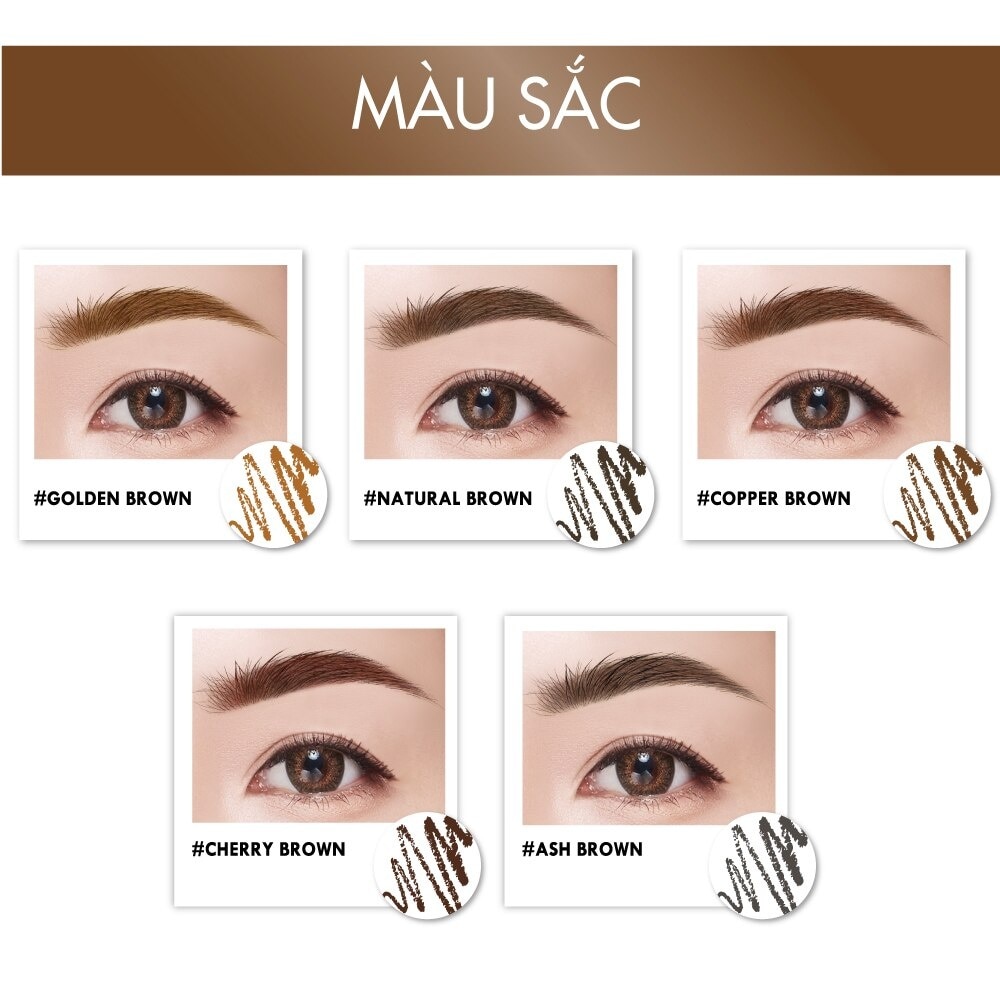 Chì Kẻ Mày Browit Pro Slim Brow Pencil Siêu Mảnh 0.06g .#Ash Brown