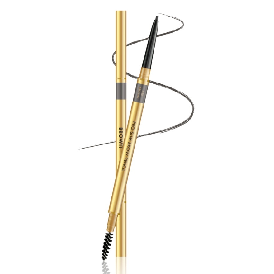 Pro Slim Brow Pencil 0.06g .#Ash Brown