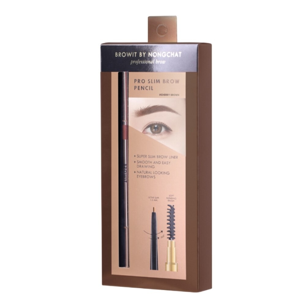 Pro Slim Brow Pencil 0.06g .#Cherry Brown