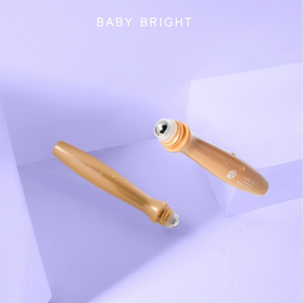 Cây Lăn Mắt Baby Bright 5HYA & Peptide Firrming Eye Roller Serum Chống Nhăn 15ml