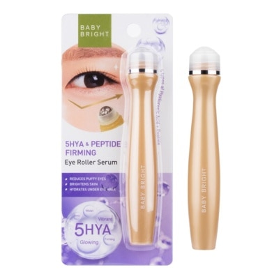 BABY BRIGHT Cây Lăn Mắt Baby Bright 5HYA & Peptide Firrming Eye Roller Serum Chống Nhăn 15ml