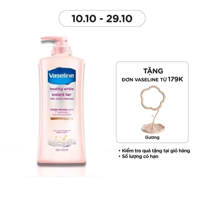 VASELINE Body Lotion Healthy White Instant Fair 350ml
