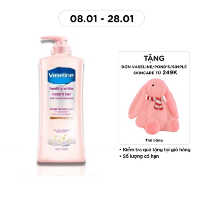 VASELINE Body Lotion Healthy White Instant Fair 350ml
