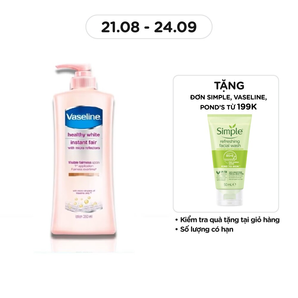 Body Lotion Healthy White Instant Fair 350ml