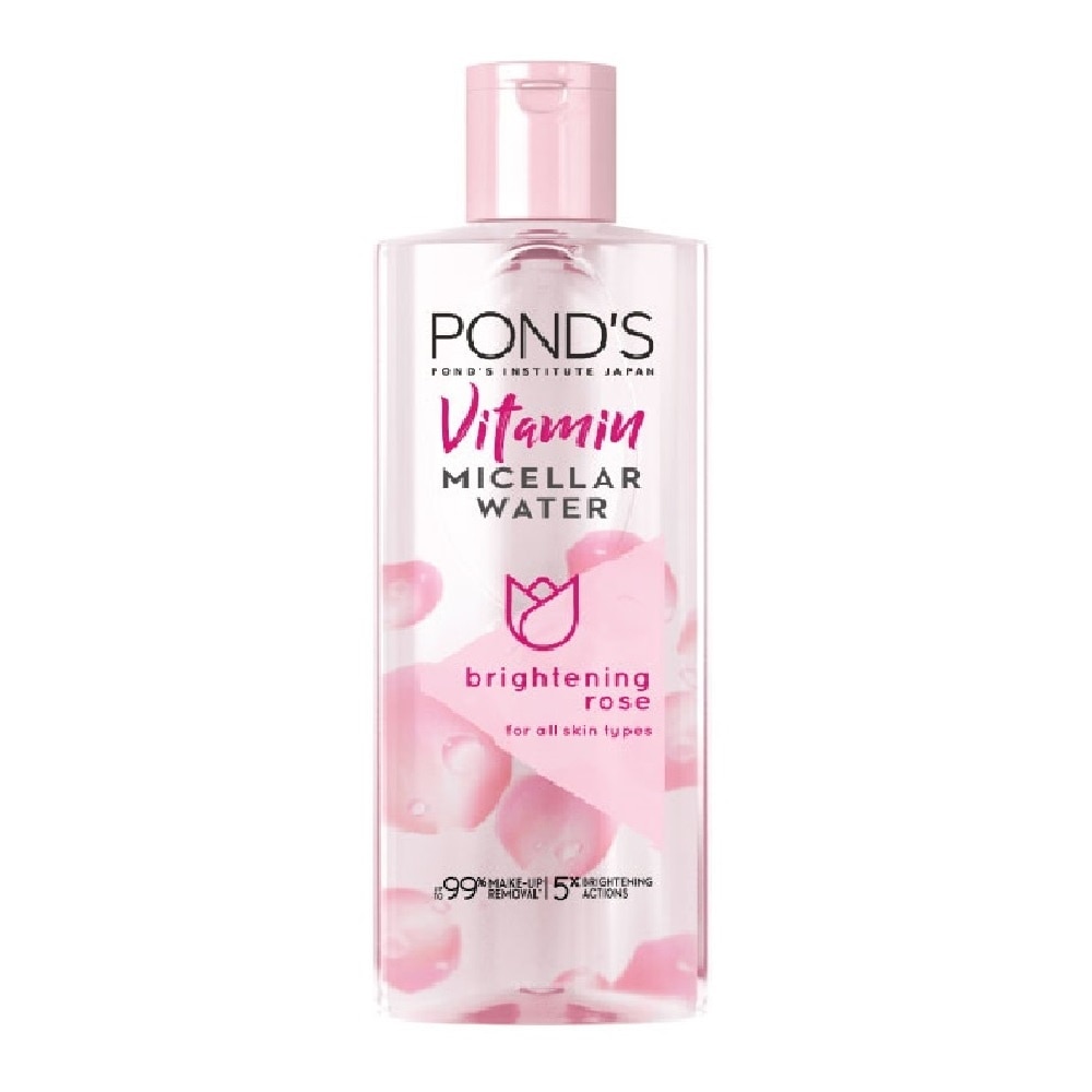 Nước Hoa Hồng Pond'S Vitamin Micellar Water Britening Rose Chiết Xuất Hoa Hồng 235ml