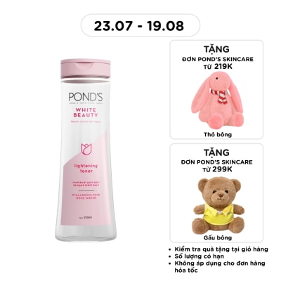 POND'S - Nước Hoa Hồng Pond'S White Beauty Lightening Toner Làm Sáng Da 150ml image