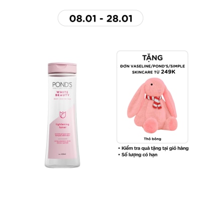 POND'S Nước Hoa Hồng Pond'S White Beauty Lightening Toner Làm Sáng Da 150ml
