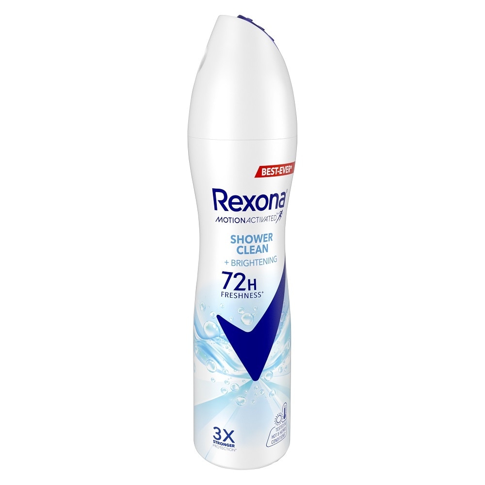 Xịt Khử Mùi Rexona Shower Clean Dry & Fresh Confidence Dành Cho Nữ 135ml