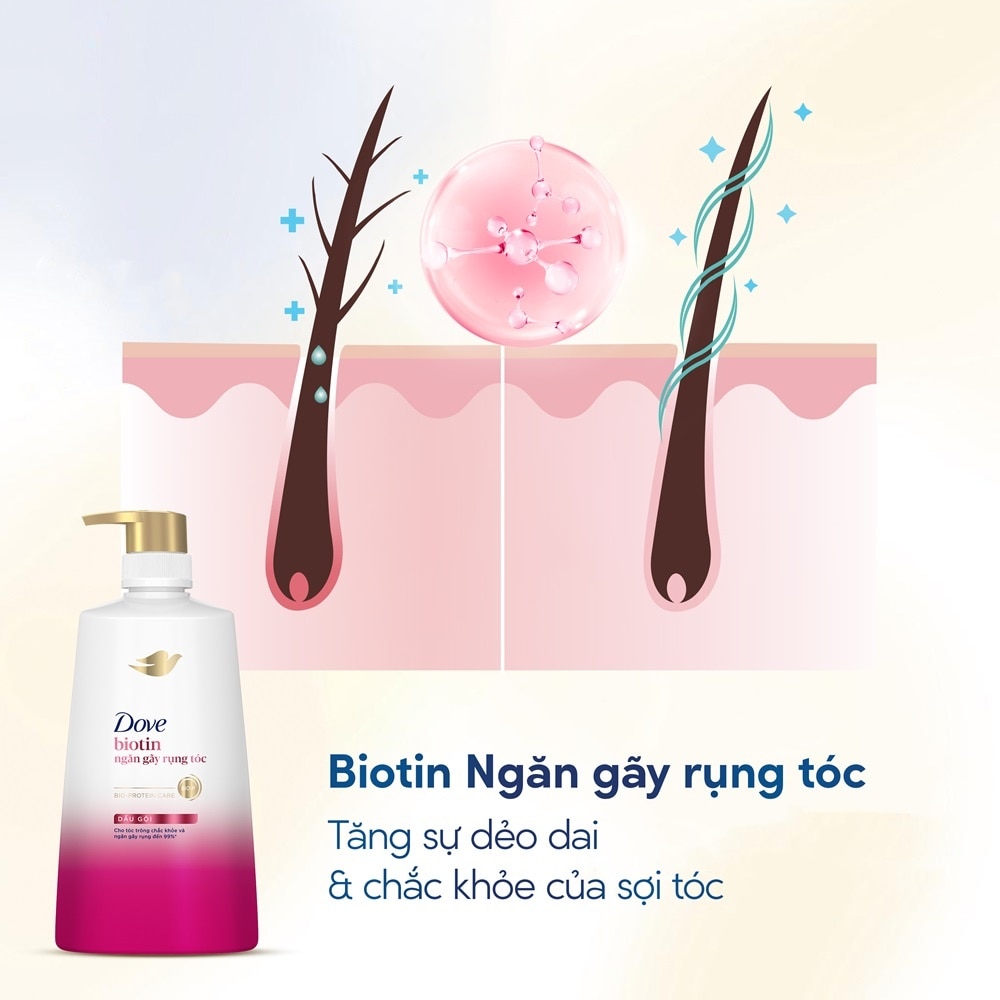 Dầu Gội Dove Ngăn Gãy Rụng Tóc 640g (621ml)