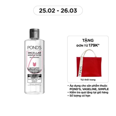 POND'S Vitamin Micellar Water D-toxx Charcoal 400ml