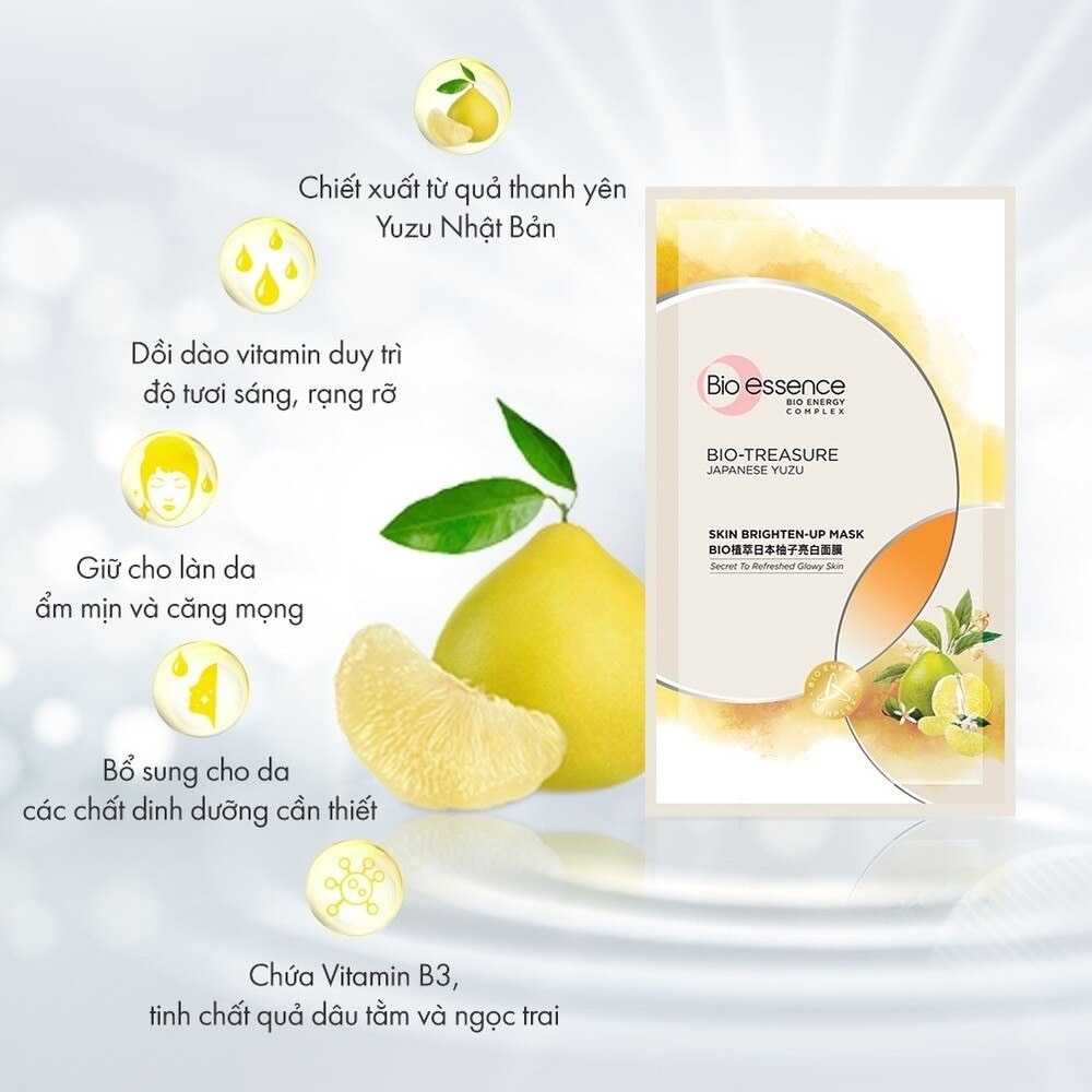 Skin Brighten-Up Mask Japanese Yuzu 20ml