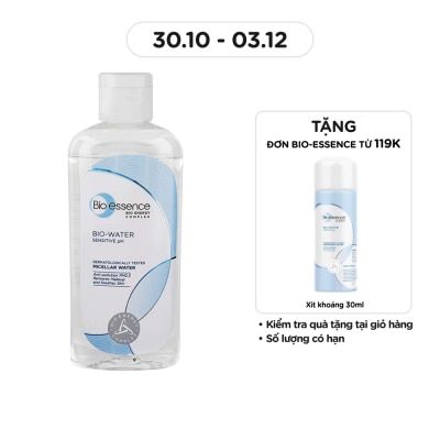 BIO-ESSENCE Nước Tẩy Trang Bio Essence Micellar Water Sensitive pH Làm Sạch Và Dưỡng Da 100ml