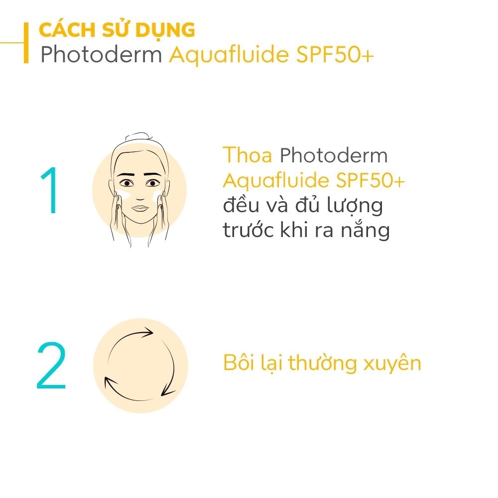 Kem Chống Nắng Bioderma Photoderm Aquafluide Bảo Vệ Tối Đa SPF50+ 40ml