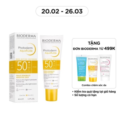 BIODERMA Kem Chống Nắng Bioderma Photoderm Aquafluide Bảo Vệ Tối Đa SPF50+ 40ml