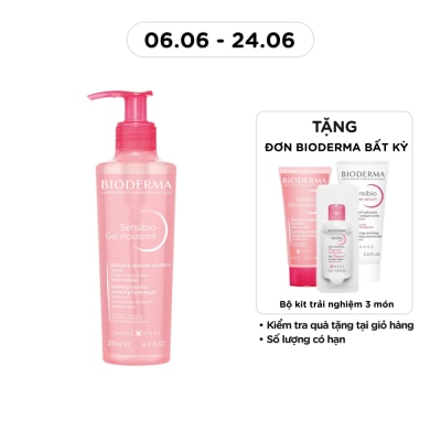 BIODERMA - Sensibio Gel Moussant Moisturises 200ml