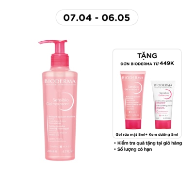 BIODERMA - Sensibio Gel Moussant Moisturises 200ml