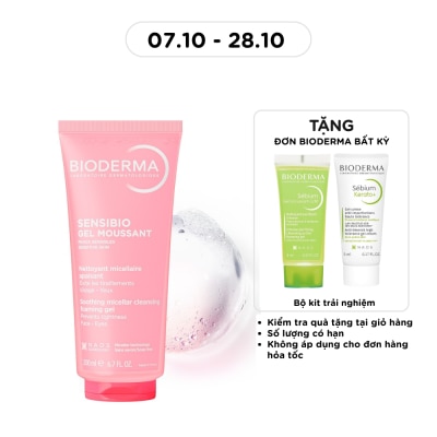 BIODERMA Sensibio Gel Moussant Moisturises 200ml image