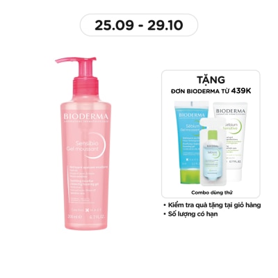 BIODERMA Sensibio Gel Moussant Moisturises 200ml