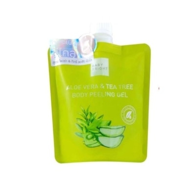 BABY BRIGHT Gel Tẩy Da Chết Baby Bright Aloe Vera & Tea Tree Body Peeling Lô Hội Và Trà Xanh 200ml