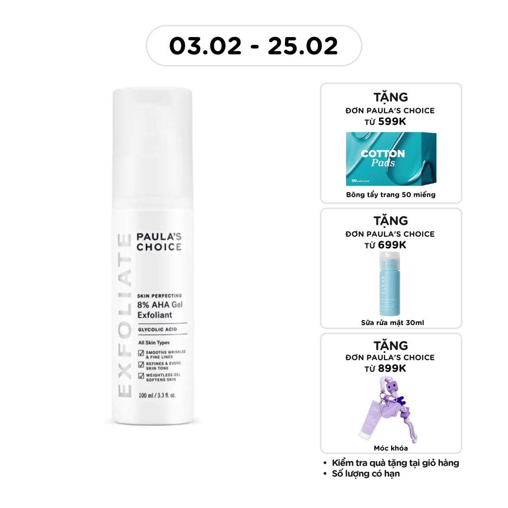 Paula's Choice 8% AHA Gel Exfoliant 100ml