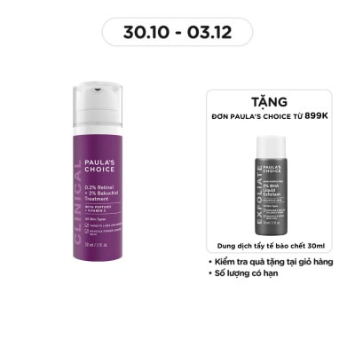 PAULA'S CHOICE 0.3% Retinol + 2% Bakuchiol Treatment 30ml