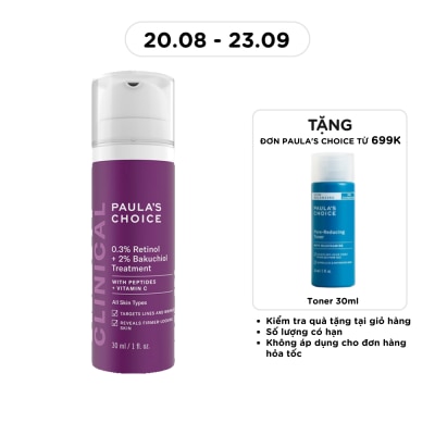PAULA'S CHOICE - Kem Dưỡng Da Paula's Choice 0.3% Retinol + 2% Bakuchiol Treatment 30ml image