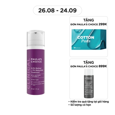 PAULA'S CHOICE 0.3% Retinol + 2% Bakuchiol Treatment 30ml