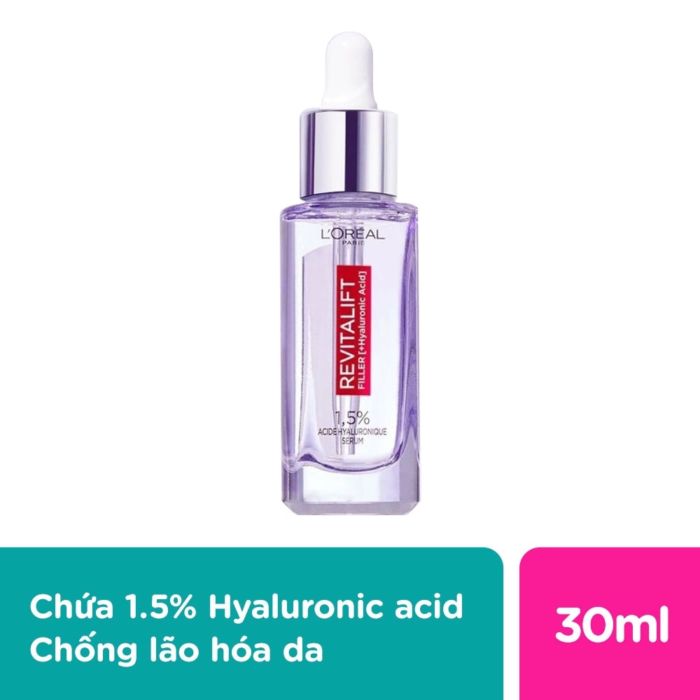 Dưỡng Chất L'oreal Revitalift Hyaluronic Acid Serum Căng Mịn và Sáng Da 30ml