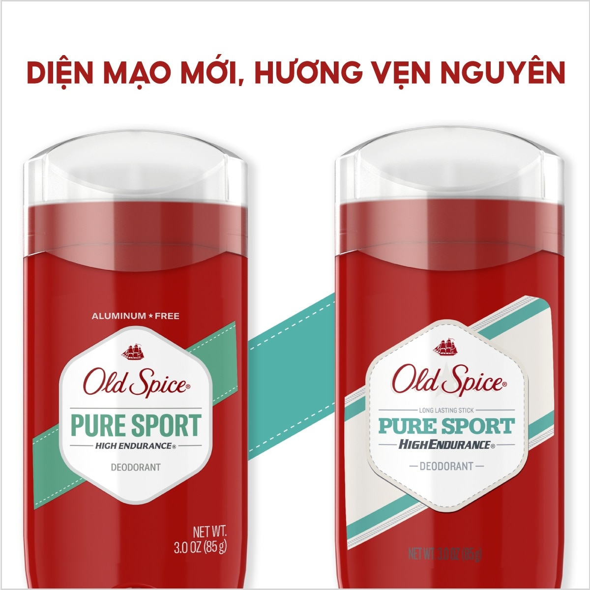 Sáp Khử Mùi Old Spice Pure Sport High Endurance Dành Cho Nam Giới Chơi Thể Thao Và Vận Động 85g