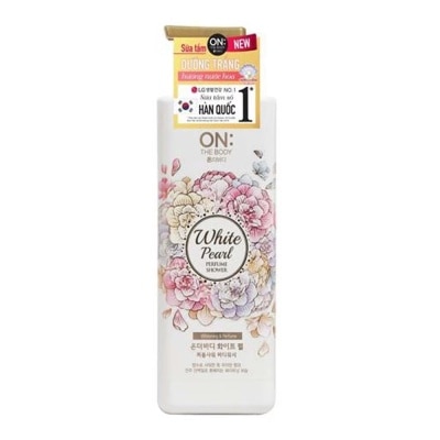 ON THE BODY White Pearl Perfume Shower 500g