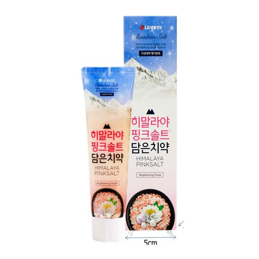 Kem Đánh Răng Bamboo Salt Himalaya Pink Salt Muối Hồng Trắng Răng 100g