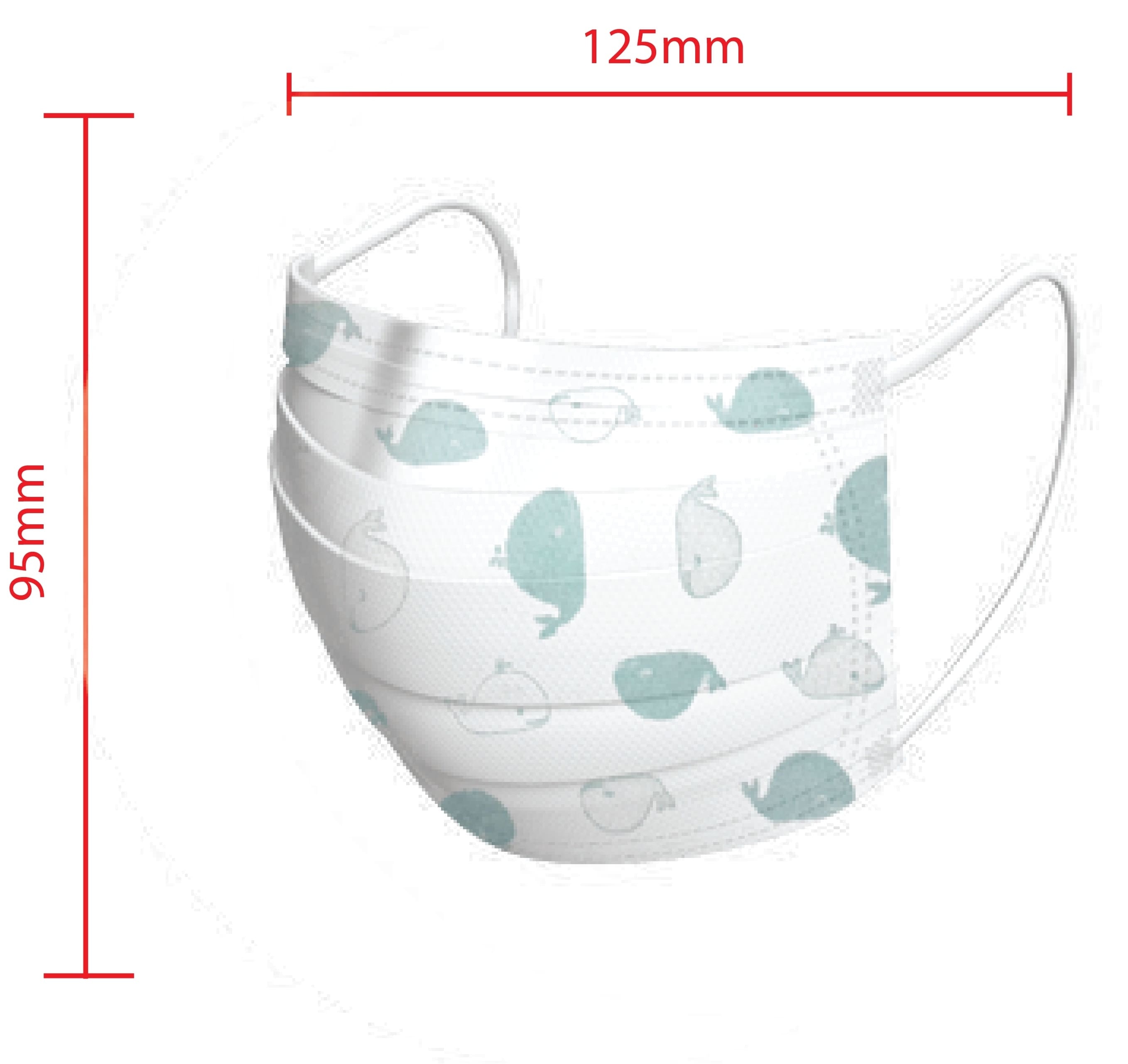 Hygienic Masks For Kids 10Pcs/Zipper Bag