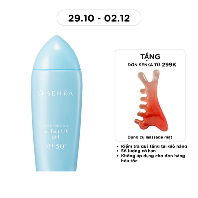 SENKA Kem Chống Nắng Dưỡng Ẩm Dạng Gel Senka Perfect UV Gel SPF50+ PA++++ 80ml image