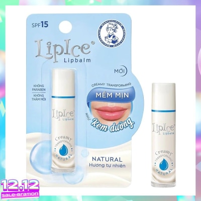 LIPICE Natural Creamy Tranforming Lipbalm SPF15 4.3g