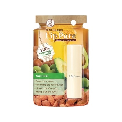 MENTHOLATUM Lip Pure Natural Lipbalm 3.9g