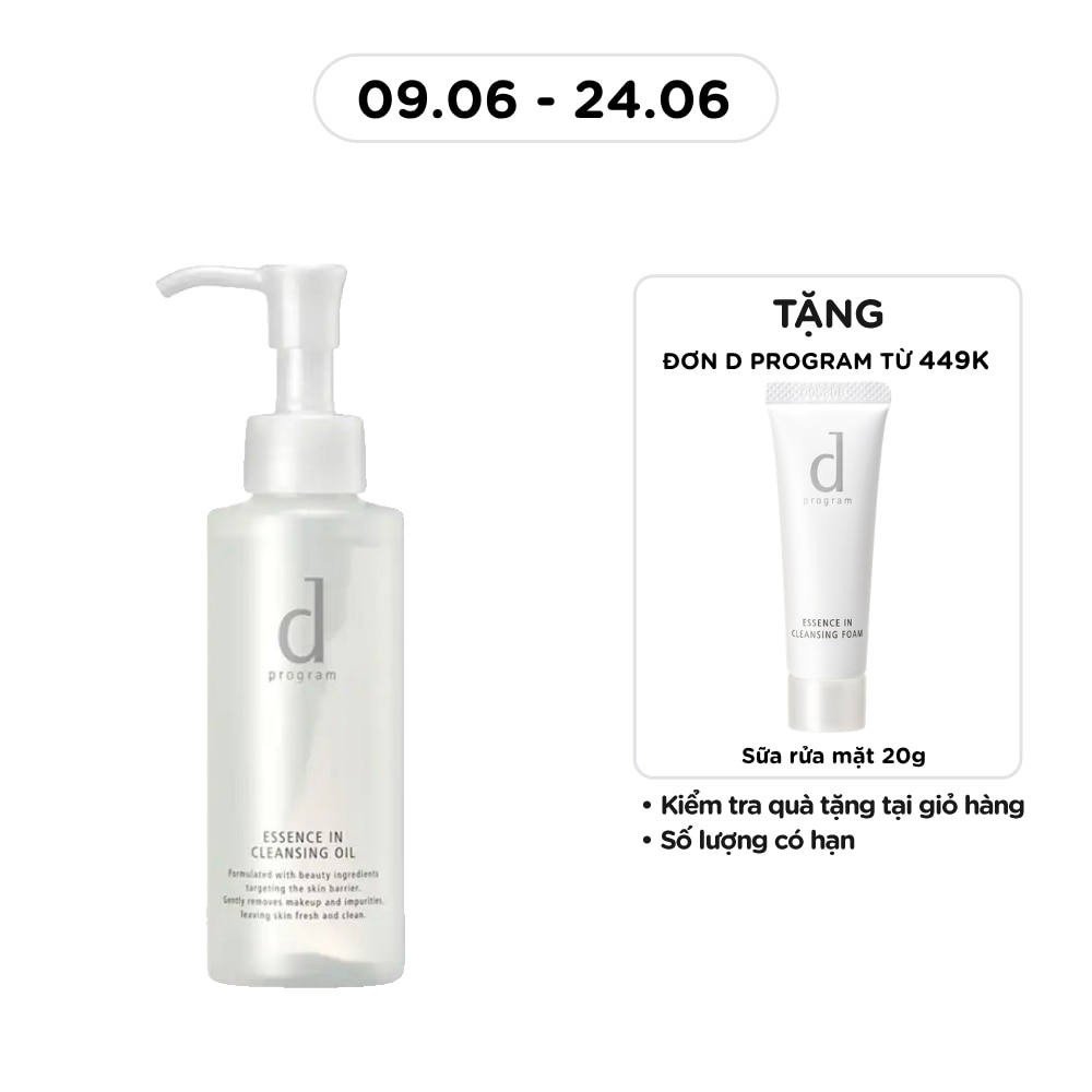 Dầu Tẩy Trang D Program Essence In Cleansing Oil Dưỡng Da 120ml