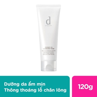 D PROGRAM - Sữa Rửa Mặt Tạo Bọt D Program Essence In Cleansing Foam Dưỡng Da 120g