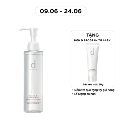 D PROGRAM - Nước Tẩy Trang D Program Essence In Cleansing Water Dưỡng Da 180ml