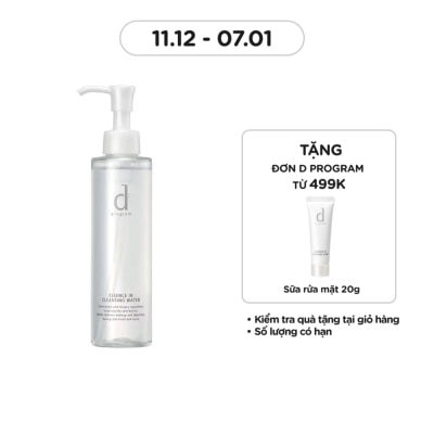 D PROGRAM Nước Tẩy Trang D Program Essence In Cleansing Water Dưỡng Da 180ml