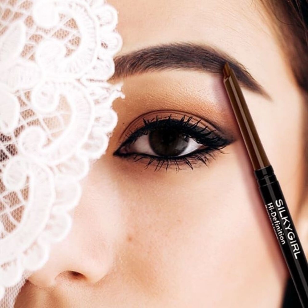 Chì Mày Hai Đầu Silkygirl Hi - Definition Brow Liner 0.35g .#03 Ash Brown Nâu Tro