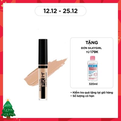 SILKYGIRL Kem Che Khuyết Điểm Dạng Lỏng Silkygirl Fix It Liquid Concealer 2ml .#02 Natural