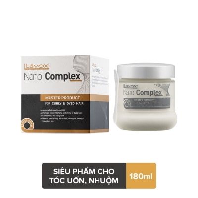 LAVOX Siêu Phẩm Giữ Nếp Tóc Lavox Nano Complex Master Product Dành Cho Tóc Uốn Nhuộm 180ml