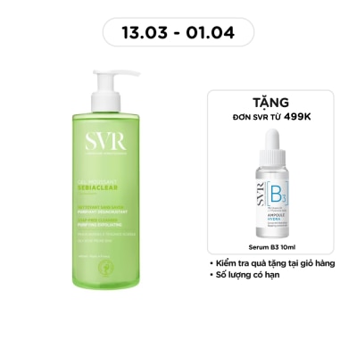 SVR - Sebiaclear Purifying And Exfoliating Soap Free Gel Moussant 400ml